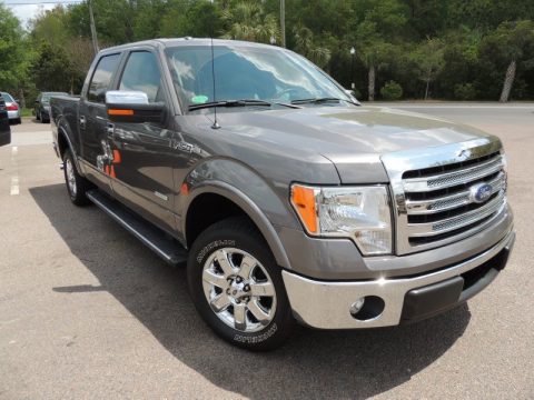 Sterling Gray Metallic Ford F150 Lariat SuperCrew.  Click to enlarge.