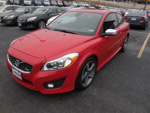 Passion Red Volvo C30 T5 R-Design.  Click to enlarge.