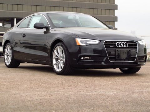 Phantom Black Pearl Audi A5 2.0T quattro Coupe.  Click to enlarge.