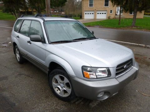 Platinum Silver Metallic Subaru Forester 2.5 XS.  Click to enlarge.