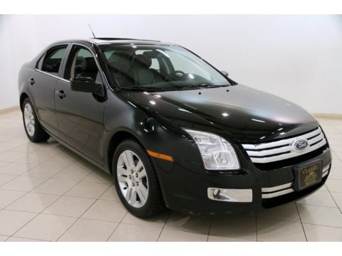 Black Ford Fusion SEL V6.  Click to enlarge.