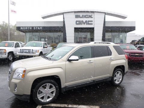 Gold Mist Metallic GMC Terrain SLT AWD.  Click to enlarge.