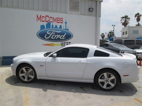 Oxford White Ford Mustang GT Premium Coupe.  Click to enlarge.