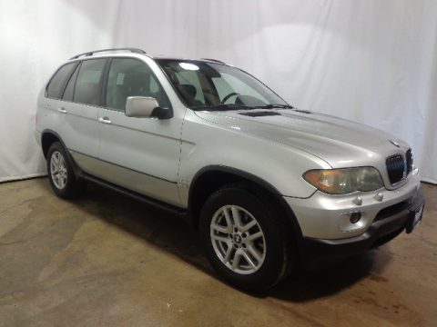 Titanium Silver Metallic BMW X5 3.0i.  Click to enlarge.