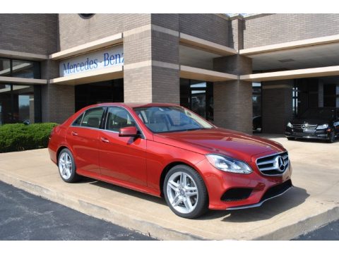 Hyacinth Red Metallic Mercedes-Benz E 350 4Matic Sedan.  Click to enlarge.