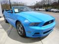 Front 3/4 View of 2014 Ford Mustang V6 Premium Convertible #7