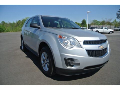 Silver Ice Metallic Chevrolet Equinox LS.  Click to enlarge.
