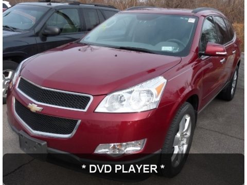 Red Jewel Metallic Chevrolet Traverse LT AWD.  Click to enlarge.