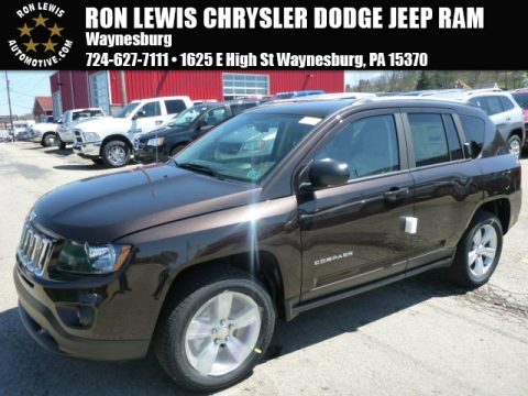 Rugged Brown Metallic Jeep Compass Sport 4x4.  Click to enlarge.