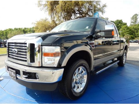Black Ford F250 Super Duty Lariat Crew Cab 4x4.  Click to enlarge.