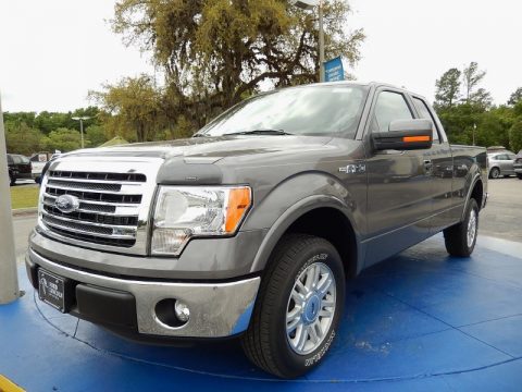 Sterling Grey Ford F150 Lariat SuperCab.  Click to enlarge.