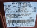 Ford Color Code T5 Dark Copper Metallic #18