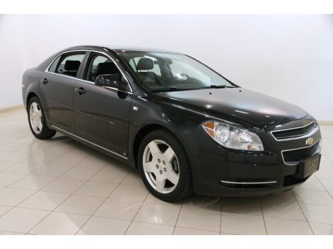 Black Granite Metallic Chevrolet Malibu LT Sedan.  Click to enlarge.