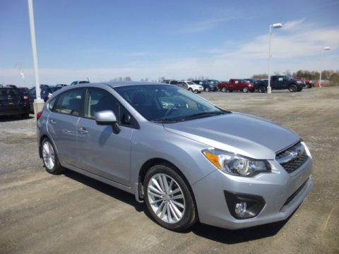Ice Silver Metallic Subaru Impreza 2.0i Limited 5 Door.  Click to enlarge.