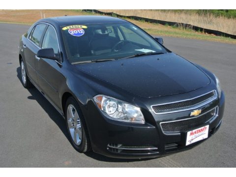 Black Granite Metallic Chevrolet Malibu LT.  Click to enlarge.