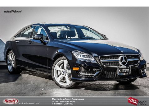 Black Mercedes-Benz CLS 550 Coupe.  Click to enlarge.