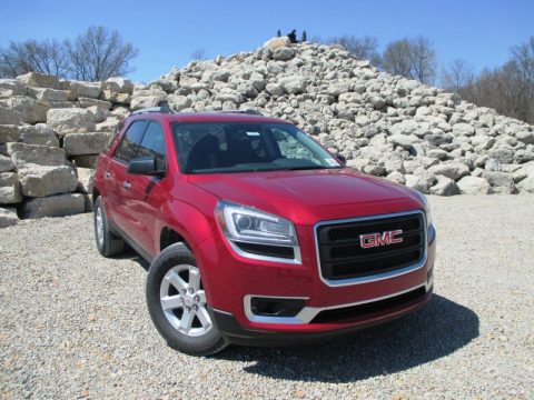Crystal Red Tintcoat GMC Acadia SLE.  Click to enlarge.
