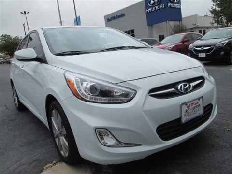 Century White Hyundai Accent GLS 4 Door.  Click to enlarge.