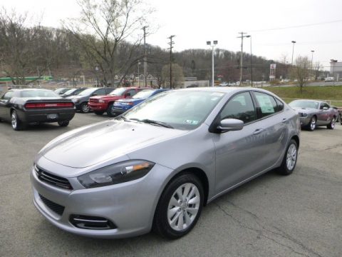 Billet Silver Metallic Dodge Dart SXT.  Click to enlarge.