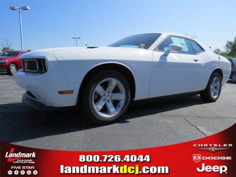 Bright White Dodge Challenger SXT.  Click to enlarge.