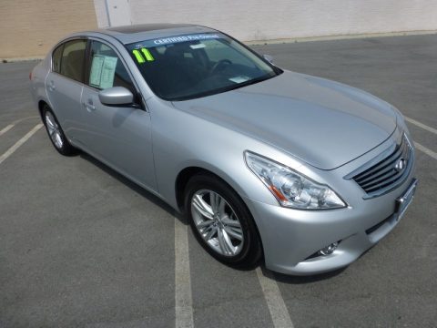 Liquid Platinum Infiniti G 37 Journey Sedan.  Click to enlarge.