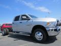 Front 3/4 View of 2014 Ram 3500 SLT Crew Cab 4x4 Dually Chassis #4
