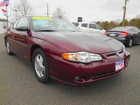 Berry Red Metallic Chevrolet Monte Carlo SS.  Click to enlarge.