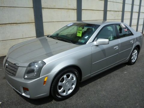 Light Platinum Cadillac CTS Sedan.  Click to enlarge.