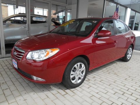 Apple Red Pearl Hyundai Elantra GLS.  Click to enlarge.