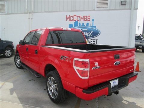Race Red Ford F150 STX SuperCrew.  Click to enlarge.