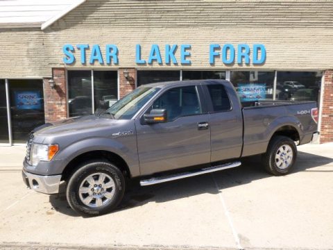 Sterling Grey Metallic Ford F150 XLT SuperCab 4x4.  Click to enlarge.
