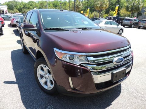 Bordeaux Reserve Red Metallic Ford Edge SEL.  Click to enlarge.