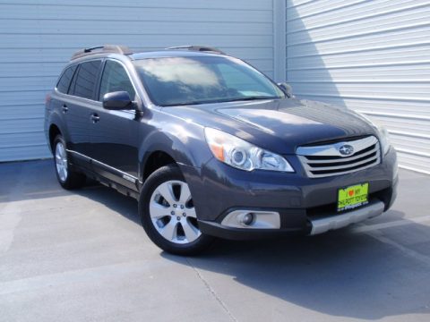 Graphite Gray Metallic Subaru Outback 2.5i Limited Wagon.  Click to enlarge.