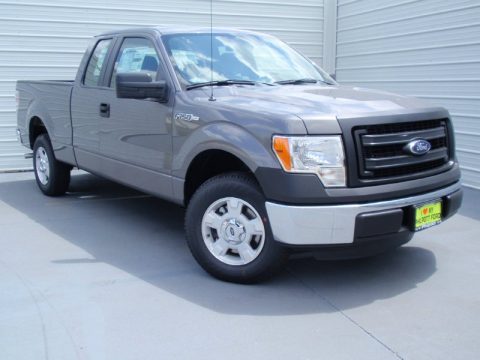 Sterling Grey Ford F150 XL SuperCab.  Click to enlarge.