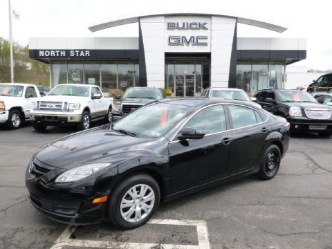 Ebony Black Mazda MAZDA6 i Sport.  Click to enlarge.