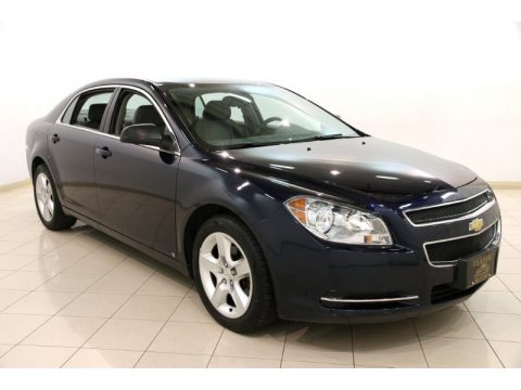 Imperial Blue Metallic Chevrolet Malibu LS Sedan.  Click to enlarge.