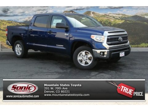 Blue Ribbon Metallic Toyota Tundra SR5 Crewmax 4x4.  Click to enlarge.