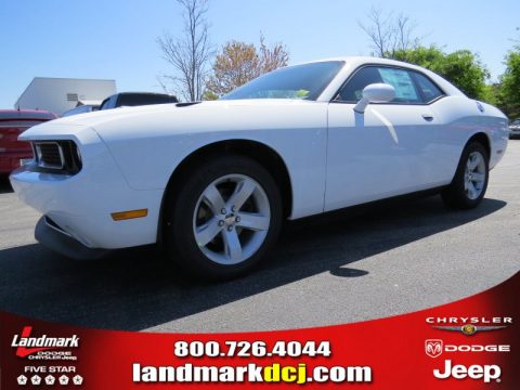 Bright White Dodge Challenger SXT.  Click to enlarge.