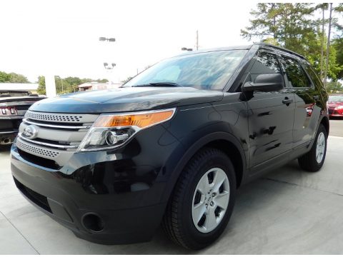 Tuxedo Black Ford Explorer FWD.  Click to enlarge.
