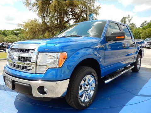 Blue Flame Ford F150 XLT SuperCrew.  Click to enlarge.