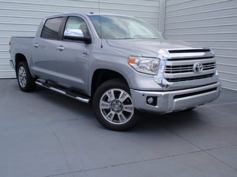 Silver Sky Metallic Toyota Tundra 1794 Edition Crewmax 4x4.  Click to enlarge.