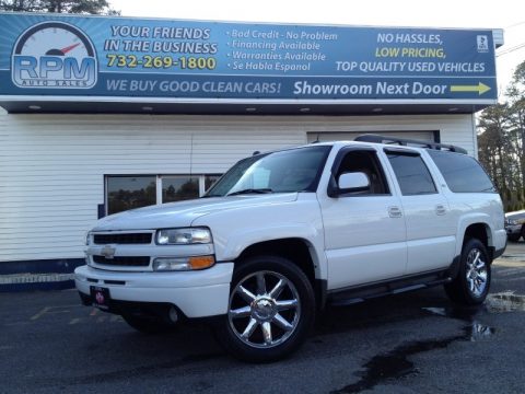 Summit White Chevrolet Suburban 1500 Z71 4x4.  Click to enlarge.