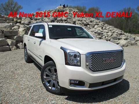 White Diamond Tricoat GMC Yukon XL Denali 4WD.  Click to enlarge.