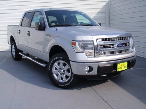 Ingot Silver Ford F150 XLT SuperCrew 4x4.  Click to enlarge.