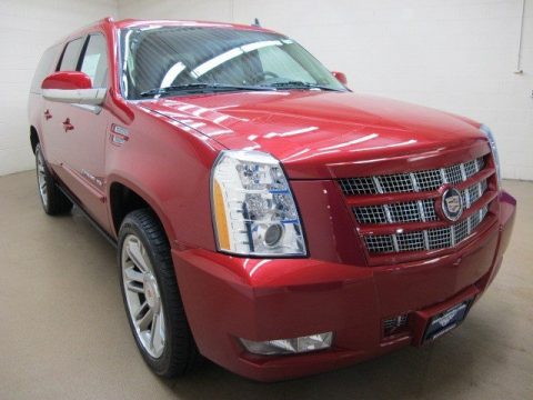 Crystal Red Tintcoat Cadillac Escalade Premium AWD.  Click to enlarge.