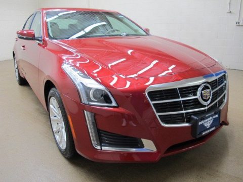 Red Obsession Tintcoat Cadillac CTS Luxury Sedan AWD.  Click to enlarge.