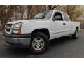 Front 3/4 View of 2004 Chevrolet Silverado 1500 LS Extended Cab 4x4 #1