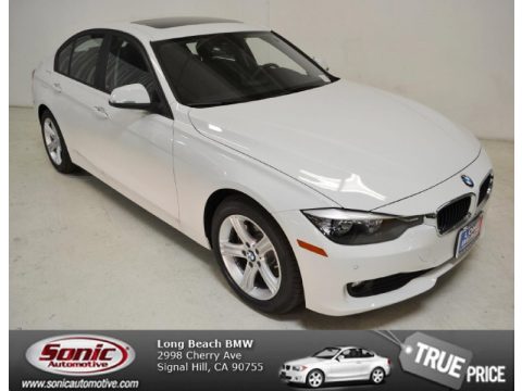 Alpine White BMW 3 Series 328d Sedan.  Click to enlarge.