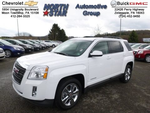 Summit White GMC Terrain SLT AWD.  Click to enlarge.
