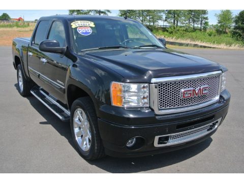 Onyx Black GMC Sierra 1500 Denali Crew Cab 4x4.  Click to enlarge.